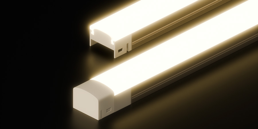 Close up of a Flexfire LEDs light bar