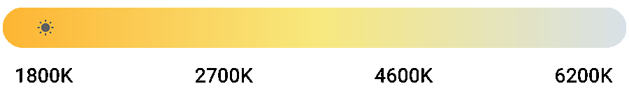 Sliding color temperatura example