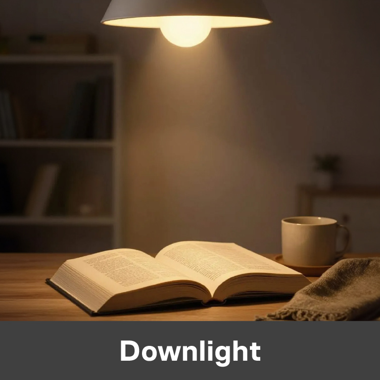 Lamp Downlight on Desk