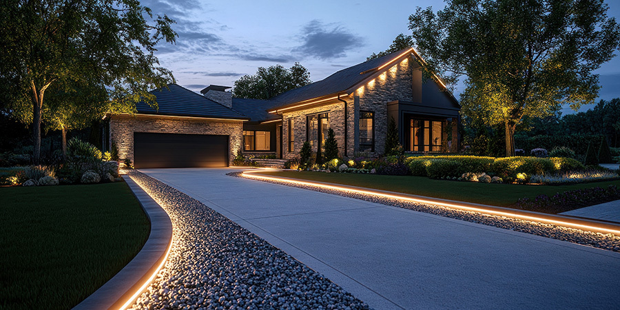 Garden pathlight driveway