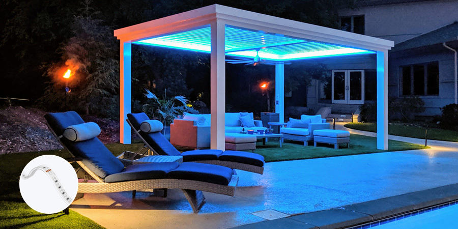 Gazebo RGB Color Changing Decoration Lighting