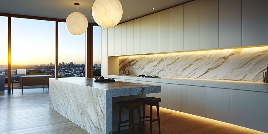 Overgized globe pendant light