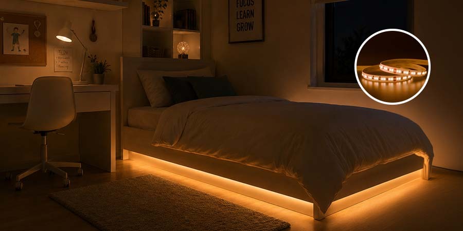 Under Bed LED Lighting Glow