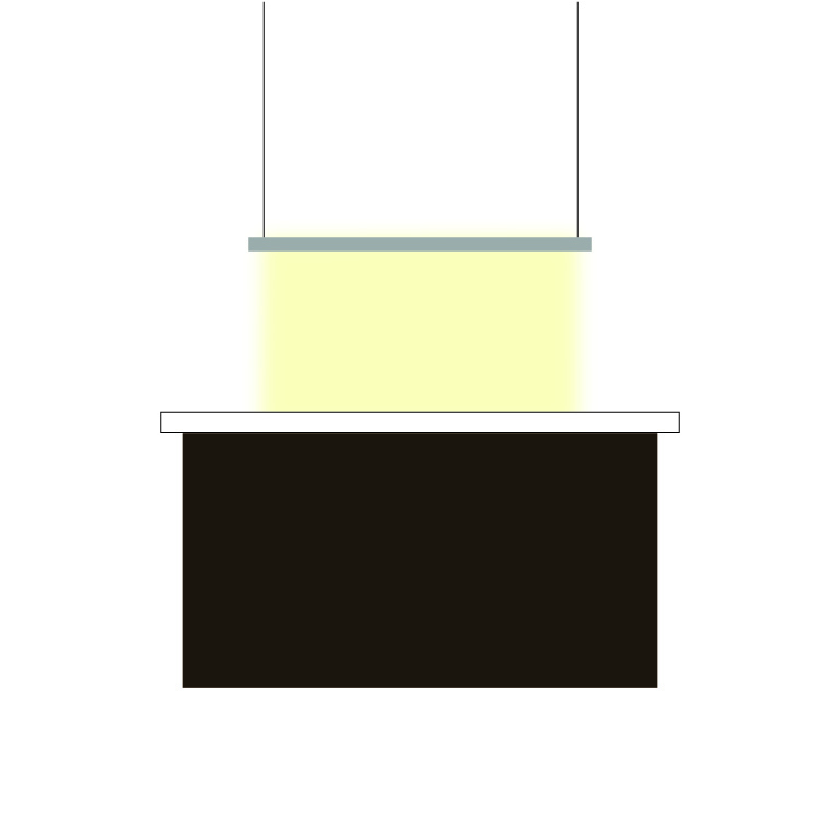 Kitchen Island pendant light tall height