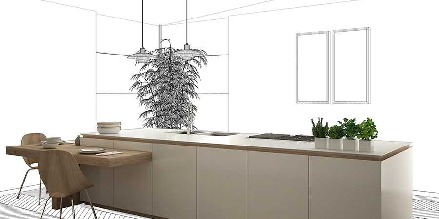 Kitchen Sketch Planning