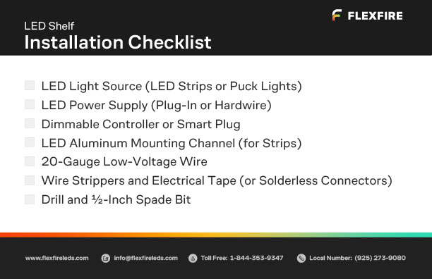 LED Installation Checklist