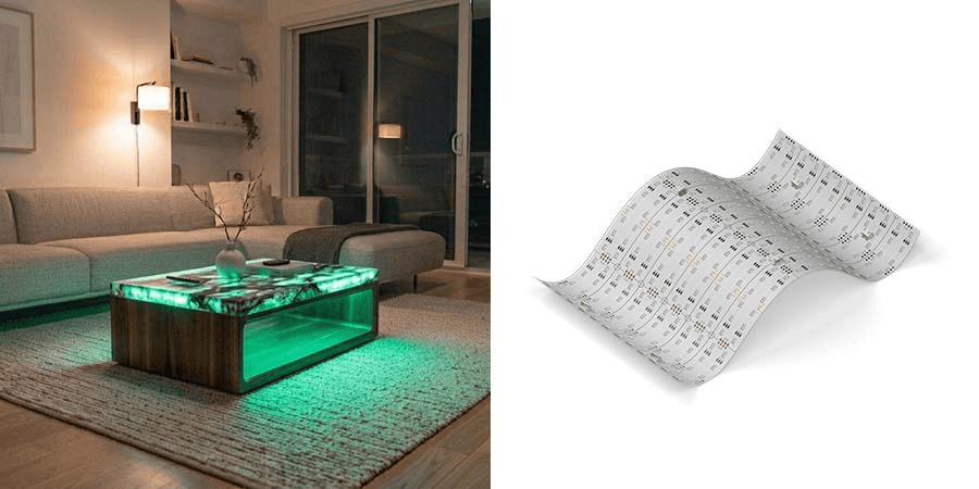 Flexfire RGB Light Sheets Table Lighting