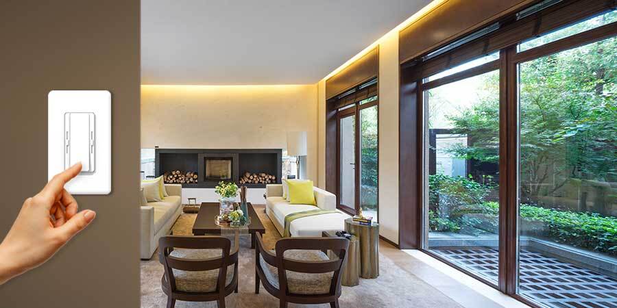 Living Room Cove Lighting Warm LED Strip Light Full Dimming Range Example
