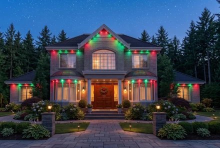 Roof Lights & Permanent Holiday Lighting