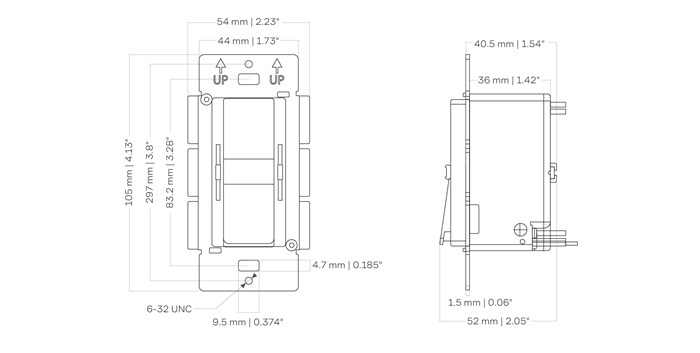 Leona-Dimmer-Driver-Dimensions-Diagram