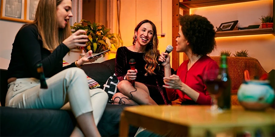 Living room gathering