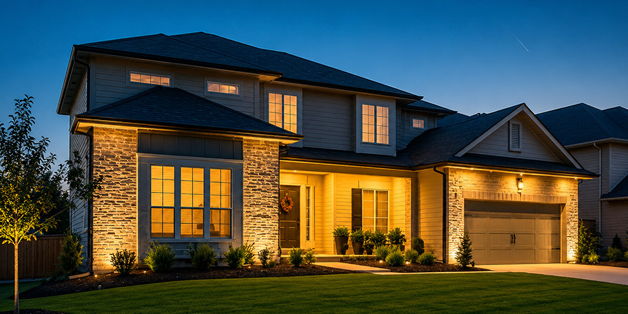 Outdoor Soffit lighting
