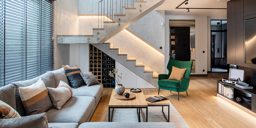 Living Room Staircase Decoration Lighting