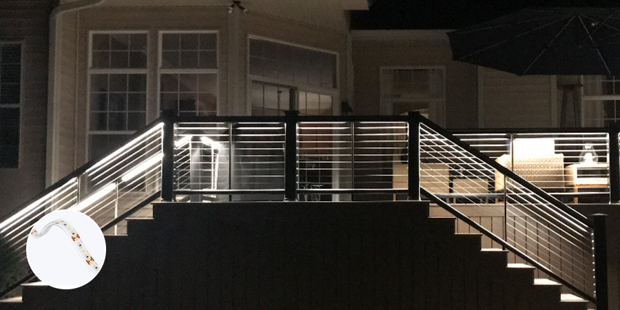 Deck Handrail Lighting