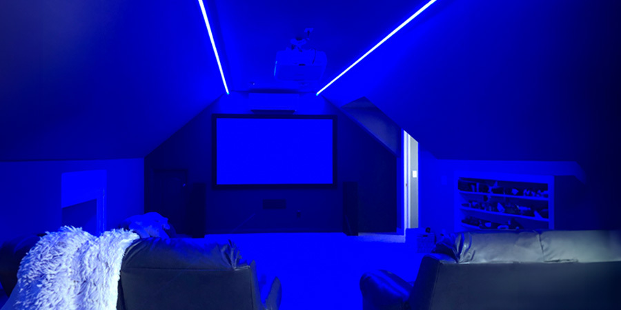 RGB Ambient Lighting in Living Room