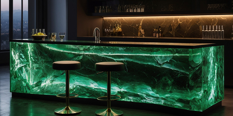 RGB backlight island panels