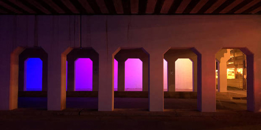 RGB lighting controlled by dimmer