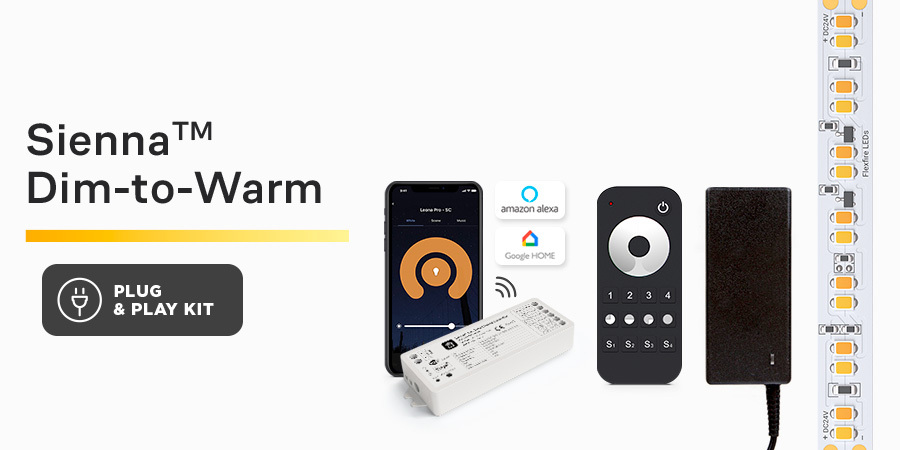 Sienna Dim to Warm Flexfire LEDs Strip Light Kit