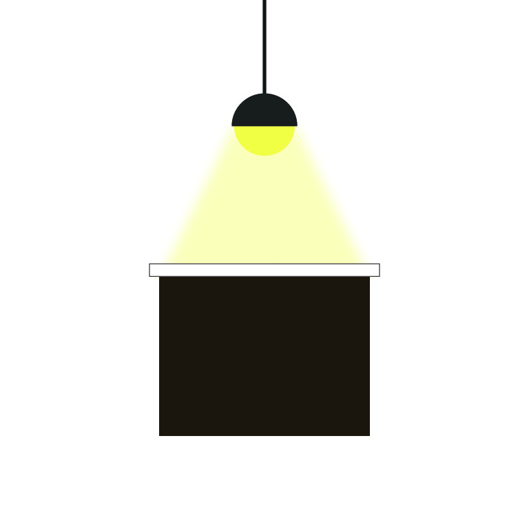 Kitchen island pendant exmaple