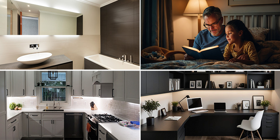 Task lighting Examples