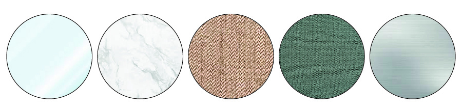 Different island texture examples