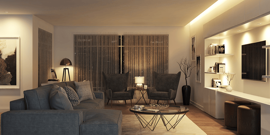 Living Room lighting examples