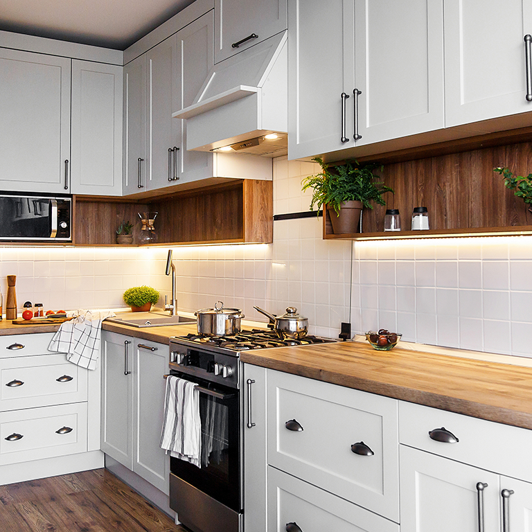 Undercabinet cool white LED kitchen light
