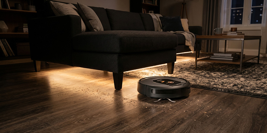 LED lighting under couch