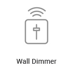 Wall lighting dimmer