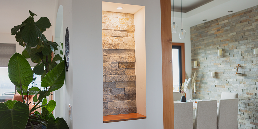 Victory Select LED puck light used for wall niche accent lighting