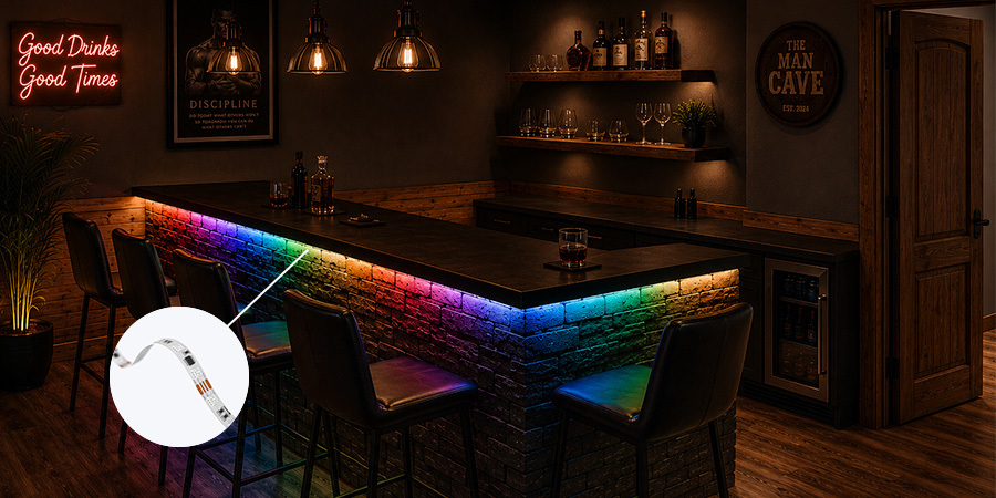 Bar Lighting Under Counter RGB Pixel