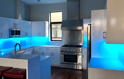 Kitchen Lighting Beyond White: 10 Tips to Use LED Colored Lights