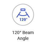 120 degree beam angle strip light