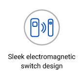 sleek electromagnetic door sensor