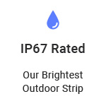 IP67 rated LED strip icon