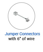 LED light bars jumper connectors