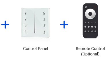 Leona Pro Lighting Control Panel and Remote