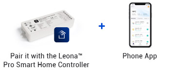 Leona smart motion sensor with phone app