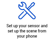 motion sensor setup