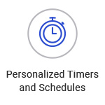 personalized timers and schedules