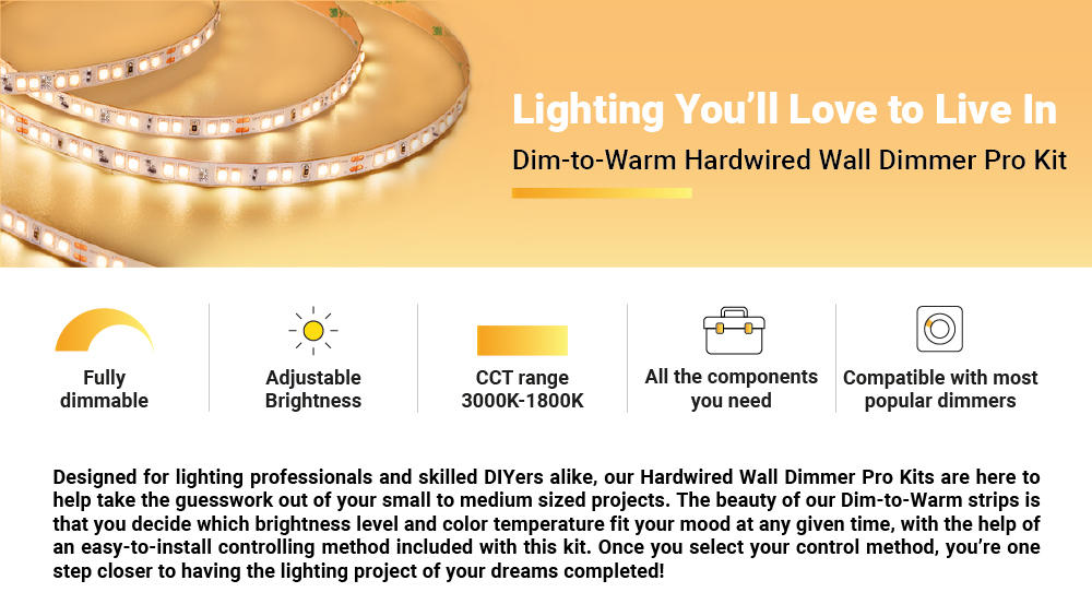 Sienna Dim-to-Warm LED Strip Light