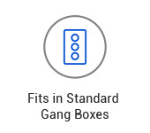 smart wall outlet for standard gang boxes