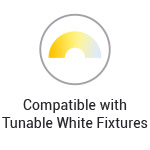 tunable white lighting wall dimer