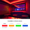 Vivid color LED strip Light available in red, green, blue, and amber
