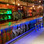 under counter bar lighting with IP65 rated LED strip lights