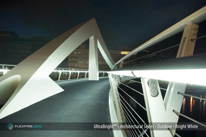 architectural handrail lighting bridge