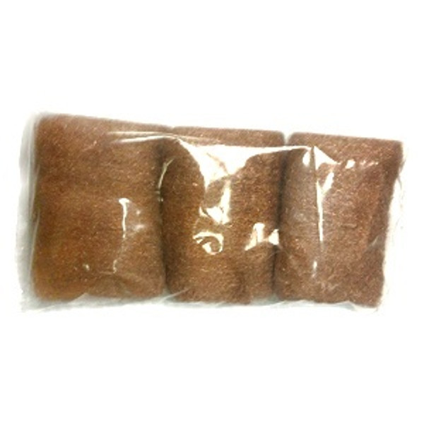 Coarse Bronze Hand Pads, 3 pads per bag, 24 bags per case
