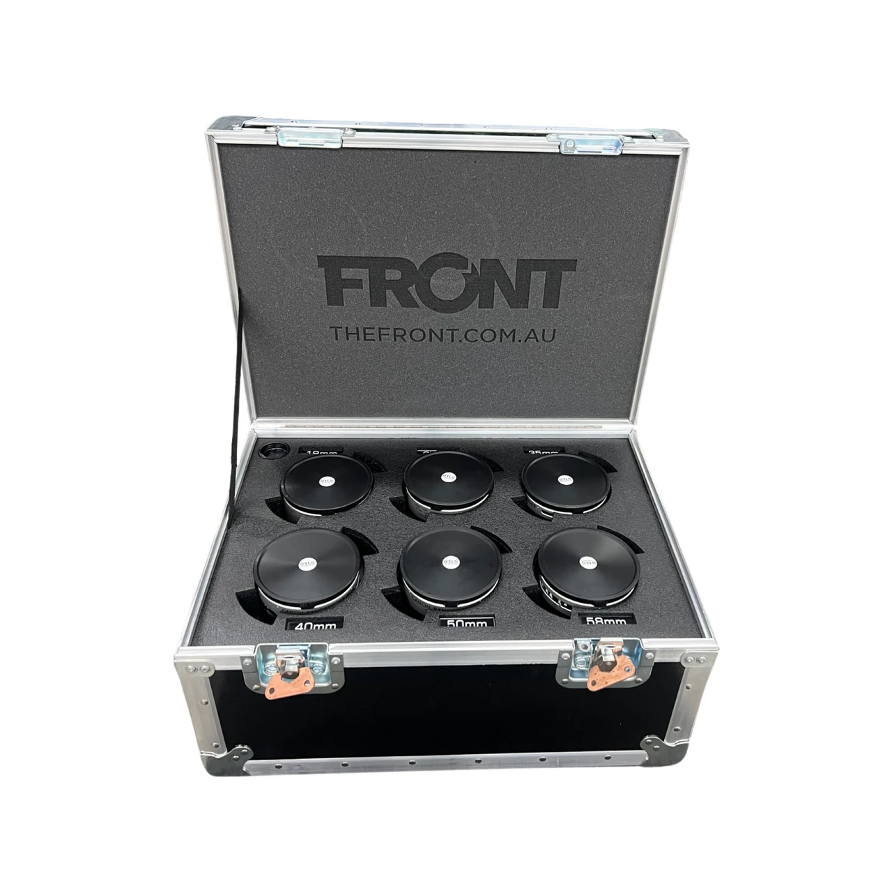 6-position lens case with primes