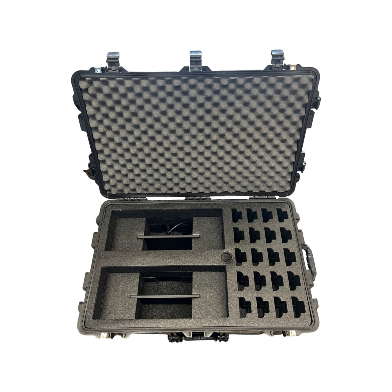 Motorola CP200 20-battery and 2-charger case