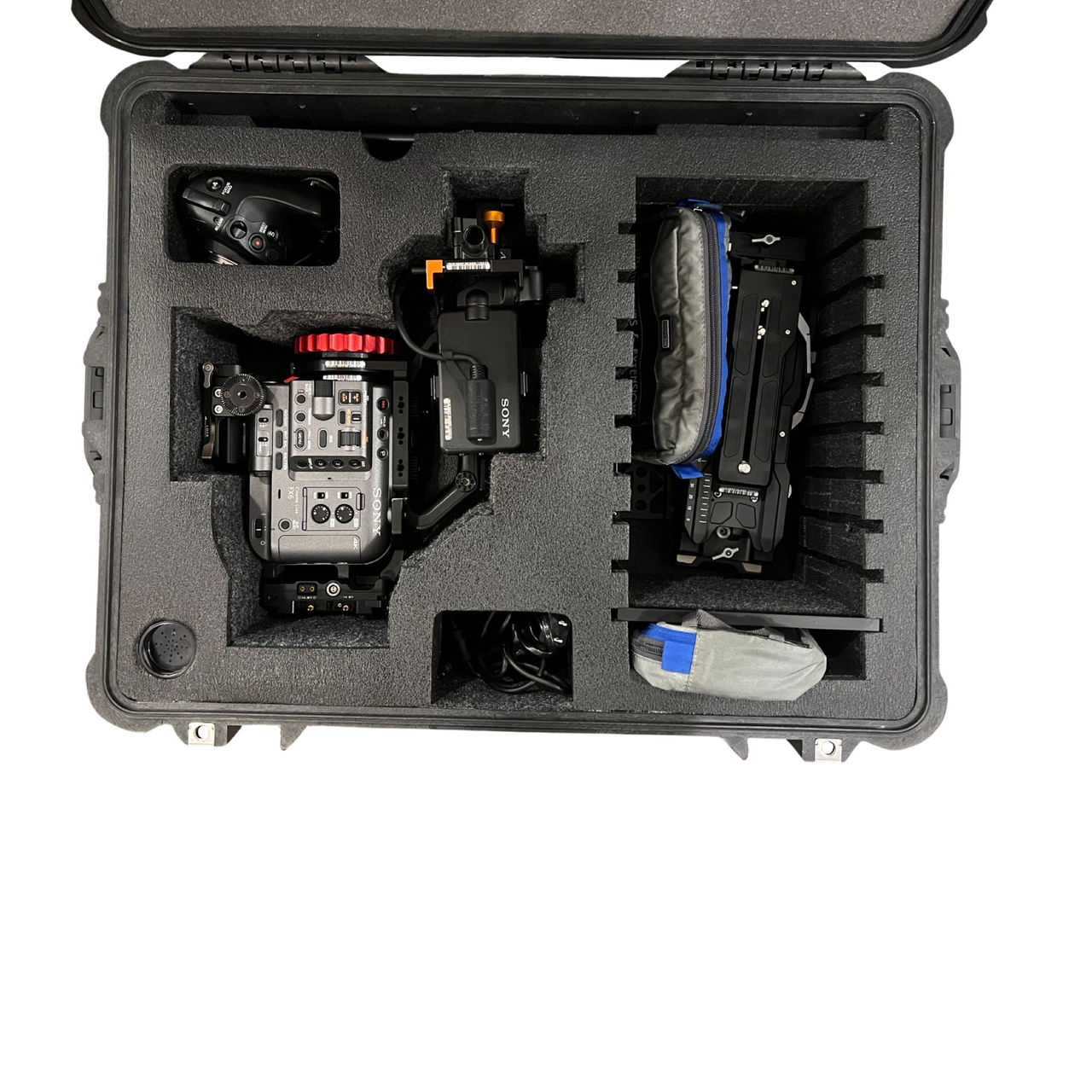 Sony FX6 (fully built) Case. Foam insert in Pelican 1610